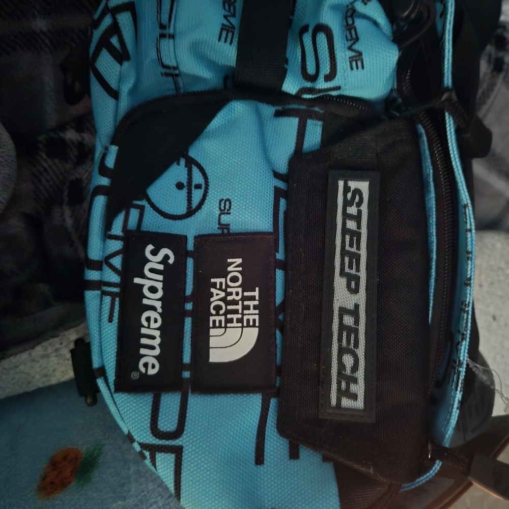 Supreme x The North Face Steep Tech Waistbag Fannypack Teal Black